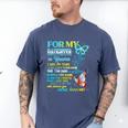 For My Daughter In Heaven Memory Missing Daughter In Heaven Men's Comfort Colors T-Shirt Blue Jean