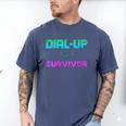 Dial Up Survivor Retro Modem Nostalgia Tech Top Men's Comfort Colors T-Shirt Blue Jean