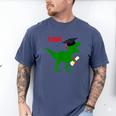 Dinosaur Rawr Diploma Graduate Graduation Men's Comfort Colors T-Shirt Blue Jean