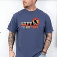 Disc Golf I'd Hit That Frisbee Golfer Retro Men Dad Men's Comfort Colors T-Shirt Blue Jean