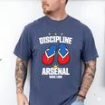 Discipline Arsenal Pinoy Nostalgia Filipino Tsinelas Premium Tri-Blend Men's Comfort Colors T-Shirt Blue Jean