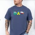 Disney The Little Mermaid Ariel Father’s Day Birthday Dad Men's Comfort Colors T-Shirt Blue Jean