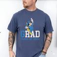 Disney Mickey Mouse 2025 Graduation Class Of '25 Rad Grad Premium Tri-Blend Men's Comfort Colors T-Shirt Blue Jean