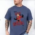 Disney Pixar The Incredibles Father's Day Incredible Dad Men's Comfort Colors T-Shirt Blue Jean