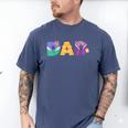 Disney Princess Dad Father’s Day Birthday Men's Comfort Colors T-Shirt Blue Jean