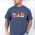 Disney Winnie The Pooh And Friends Dad Father's Day Birthday Men's Comfort Colors T-Shirt Blue Jean