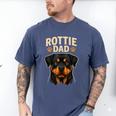 Dog Owner Dad Rottweiler Rottie Dad Men's Comfort Colors T-Shirt Blue Jean