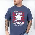 Im Done Graduating Class Of 2019 School Graduation T Shirt Men's Comfort Colors T-Shirt Blue Jean