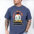 Don't Test Me Introvert's Men's Comfort Colors T-Shirt Blue Jean