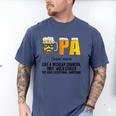 Drinking Opa Like A Regular Grandpa Much Cooler Beer Dad Men's Comfort Colors T-Shirt Blue Jean