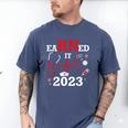 Earned It 2023 For Nurse Graduation Or RN LPN Class Of Men's Comfort Colors T-Shirt Blue Jean
