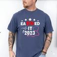 Earned It 2023 For Nurse Graduation Or RN LPN Class Of 2023 Men's Comfort Colors T-Shirt Blue Jean