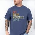 Eat Sleep Memorize Repeat Memory Men's Comfort Colors T-Shirt Blue Jean Eat Sleep Memorize Repeat Memory Men's Comfort Colors T-Shirt Blue Jean