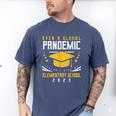 Elementary School 2023 Degree Graduation Graduate Men's Comfort Colors T-Shirt Blue Jean