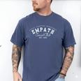 Empath Social Club ADHD Introvert Traits Men's Comfort Colors T-Shirt Blue Jean