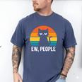 Ew People Cat Anti Social Introvert Premium Tri-Blend Men's Comfort Colors T-Shirt Blue Jean Ew People Cat Anti Social Introvert Premium Tri-Blend Men's Comfort Colors T-Shirt Blue Jean