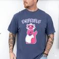 Ew People Introvert Ferrets Saying Mask Ferret Men's Comfort Colors T-Shirt Blue Jean