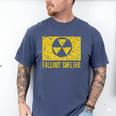 Fallout Shelter Nuclear War Radioactive Nostalgia T-Shirt Men's Comfort Colors T-Shirt Blue Jean Fallout Shelter Nuclear War Radioactive Nostalgia T-Shirt Men's Comfort Colors T-Shirt Blue Jean