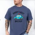 Father Son Daughter Daddy's Best Backup Father's Day Toddler Men's Comfort Colors T-Shirt Blue Jean