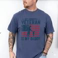 Father Veterans Day My Favorite Veteran Is My Daddy For Kids Men's Comfort Colors T-Shirt Blue Jean