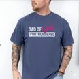Father's Day Dad From Girl Outnumbered Men's Comfort Colors T-Shirt Blue Jean