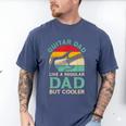 Fathers Day Guitar Dad For Guitarist Music Lover Dad Men's Comfort Colors T-Shirt Blue Jean