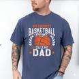 My Favorite Basketball Player Calls Me Dad Basketball Men's Comfort Colors T-Shirt Blue Jean