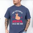 My Favorite K-Pop Girl Calls Me Dad K-Pop Girl Men's Comfort Colors T-Shirt Blue Jean