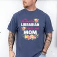 My Favorite Librarian Calls Me Mom Graduation Men's Comfort Colors T-Shirt Blue Jean