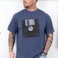 Floppy Disk Memory Module Data Carrier Men's Comfort Colors T-Shirt Blue Jean
