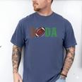 Football Dada 1st Birthday Men's Comfort Colors T-Shirt Blue Jean Football Dada 1st Birthday Men's Comfort Colors T-Shirt Blue Jean