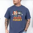 Never Forget Retro Old Technology Nostalgia Men's Comfort Colors T-Shirt Blue Jean