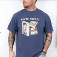 Never Forget VHS Tape Cassette Floppy Disk Nostalgia 80s 90s Men's Comfort Colors T-Shirt Blue Jean Never Forget VHS Tape Cassette Floppy Disk Nostalgia 80s 90s Men's Comfort Colors T-Shirt Blue Jean