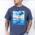 Frutiger Aero Aesthetic Tech Bubble Tea Boba Milktea Fishes Men's Comfort Colors T-Shirt Blue Jean Frutiger Aero Aesthetic Tech Bubble Tea Boba Milktea Fishes Men's Comfort Colors T-Shirt Blue Jean