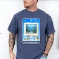 Frutiger Aero Aesthetic Tech Computer Aquarium Tarot Card Men's Comfort Colors T-Shirt Blue Jean