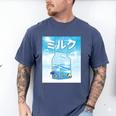 Frutiger Aero Aesthetic Tech Kawaii Milk Underwater Fishes Men's Comfort Colors T-Shirt Blue Jean Frutiger Aero Aesthetic Tech Kawaii Milk Underwater Fishes Men's Comfort Colors T-Shirt Blue Jean