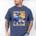 Frutiger Aero Retro Vibes Y2K 90's Vibes Men's Comfort Colors T-Shirt Blue Jean