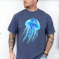 Frutiger Aero Y2K Jellyfish Men's Comfort Colors T-Shirt Blue Jean