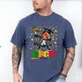 Future HBCU Grad Dabbing Kid Graduation For Boys Kids Men's Comfort Colors T-Shirt Blue Jean