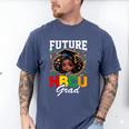 Future HBCU Grad Girl HBCU Toddler Kids Graduation Men's Comfort Colors T-Shirt Blue Jean