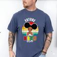 Future HBCU Grad Graduate Afro Girl College Graduation Men's Comfort Colors T-Shirt Blue Jean