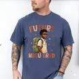 Future HBCU Grad History Month Graduation Boys Kids Men's Comfort Colors T-Shirt Blue Jean
