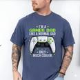 Gamer Dad Gaming Shirts Fathers Day Video Game Daddy Men's Comfort Colors T-Shirt Blue Jean