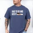 GED Graduation For Him Her Women Men GED Graduate Men's Comfort Colors T-Shirt Blue Jean