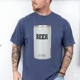 Generic Beer 1980s 80s Nostalgia Men's Comfort Colors T-Shirt Blue Jean