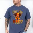 Girl Future HBCU Graduate Afro College Graduation Kids Men's Comfort Colors T-Shirt Blue Jean