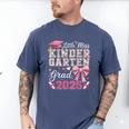 Girls Little Miss Kindergarten Grad 2025 Coquette Graduation Men's Comfort Colors T-Shirt Blue Jean