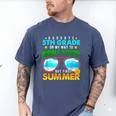 Goodbye 5th Grade Graduation To 6th Grade Hello Summer Kids Men's Comfort Colors T-Shirt Blue Jean