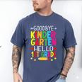 Goodbye Kinder Garten Hello 1st Grade Graduation 2024 Men's Comfort Colors T-Shirt Blue Jean