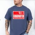 Graduate Class Of 2025 Senior Graduation End Of School Year Men's Comfort Colors T-Shirt Blue Jean
